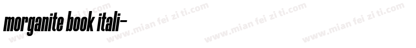 morganite book itali字体转换